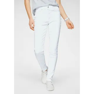 Skinny-fit-Jeans LEVI'S "721 High rise skinny" Gr. 26, Länge 32, weiß (white) Damen Jeans Röhrenjeans mit hohem Bund