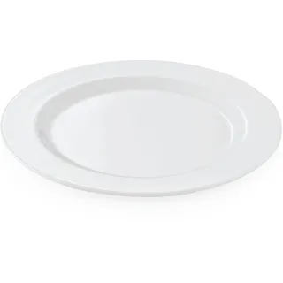 WAS Germany - Teller Set 12-teilig, flach, Ø 23 cm, weiß, Melamin