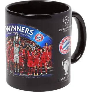 FC BAYERN MÜNCHEN Tasse Champions 2020 schwarz