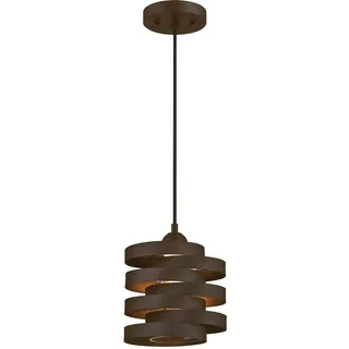 Westinghouse Charlize 1-flg. E27 30 cm geölte Bronze mit Klarglas