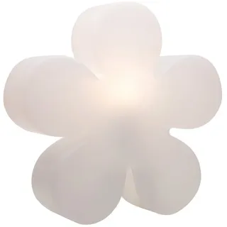 8 seasons DESIGN Leuchtblume Kunststoff Durchmesser 40 cm 1 Stück weiß