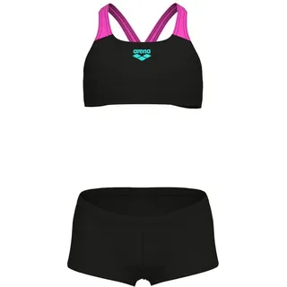 Arena Bikinihose Schwarz/Pink 140
