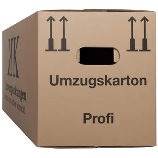 6 Profi Umzugskartons XXL - 2 wellig 637 x 290 x 323 mm