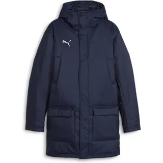 Puma teamFINAL Winter Herren Fußballjacke, blau - L