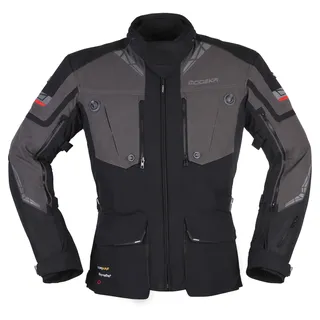 Modeka Panamericana II Textiljacke Schwarz/Grau L