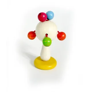 HESS SPIELZEUG Greifspielzeug Babyspielzeug Rassel Klapperbäumchen BxLxH 60x50x110mm NEU bunt