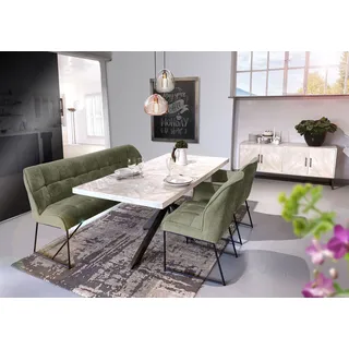 GUTMANN FACTORY Couch Polyester 2-Sitzer Grün