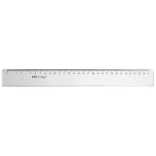 ARISTO Lineal 30 cm transparent,