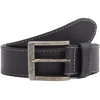 Wrangler Stitched Gürtel Black 105 cm