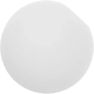 Ersatz Glaskugellampenschirm aus Milchglas, Rund, 2,2cm Öffnung | Mattiertes Glas, Gleichmäßige Lichtstreuung, für Pendelleuchten und Schreibtischlampen, Weiß