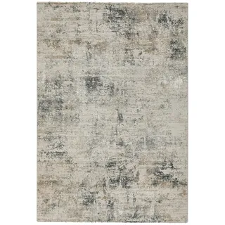Dieter Knoll Vintage-Teppich Valdovara, Hellgrau, Dunkelgrau, Beige, Textil, Abstraktes, rechteckig, 200x250 cm, für Fußbodenheizung geeignet, pflegeleicht, Teppiche & Böden, Teppiche, Vintage-Teppiche