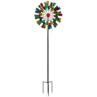 Dehner Riesen Windrad Ø 61 cm Höhe 213 cm Bunt