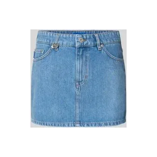 Regular Fit Jeansrock aus Baumwoll-Mix Modell 'GALANIE_B', Jeansblau, L