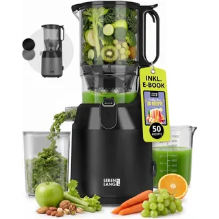 Lebenlang Slow Juicer schwarz