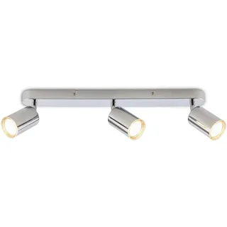 Briloner Deckenstrahler 3-flammig 47,5 x 8,5 cm Chrom