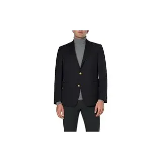 DRESSLER Herren Blazer blau Schurwolle Comfort Fit, blau, NOS