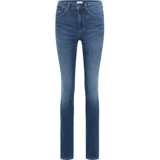 Slim-fit-Jeans MUSTANG "Shelby Slim" Gr. 27, Länge 32, 602 mittelblau Damen Jeans 5-Pocket-Jeans Röhrenjeans
