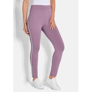 GOLDNER 2-in-1-Hose Kurzgröße Leggings mit schmalem Bein rosa 19