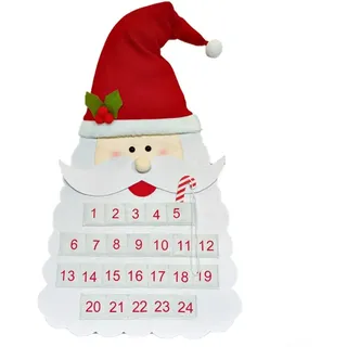 Hasaller Stoff Weihnachten Adventskalender Tuch Countdown Kalender 24 Tage Countdown Adventskalender Weihnachtsbaum Countdown Adventskalender für Kinder DIY Ihren eigenen Weihnachtsbaum (A)