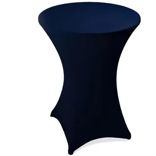 Estexo Stehtischhusse Stretch Dunkelblau Ø 60 cm