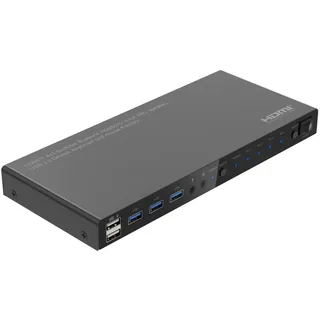 MicroConnect 4Ka60Hz HDMI KVM switch 4x1 4 4 4 USB 3.0