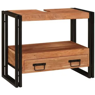 vidaXL Waschtischunterschrank 71 x 58 x 33 cm Braun