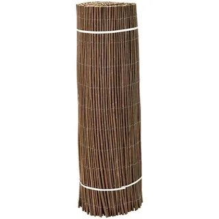 casa.pro Weidenzaun 150 x 500 cm Braun Weide