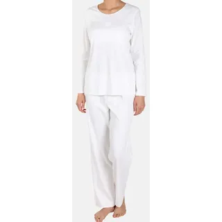 Louis Feraud Pyjama unifarben Weiß 38