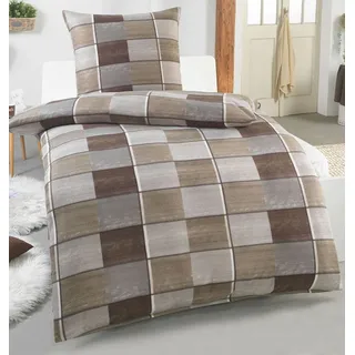 DreamHome Warme Winter Microfaser Thermo Fleece Bettwäsche 135x200 155x220 200x200 Moderne, Größe:135 x 200 cm, Design - Motiv:Design 4