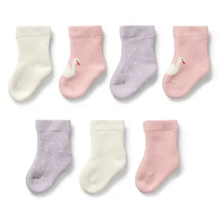 Tchibo - 7 Paar Baby-Socken - Gr. 16-18 - weiß