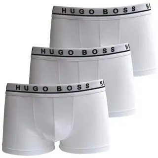 BOSS Hugo 3er Pack Boxershorts Gr.M Fb.100 3 x Weiß - M