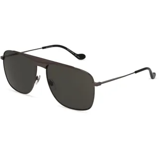 Gucci GG0909S Herren-Sonnenbrille Vollrand Quadratisch Metall-Gestell, grau