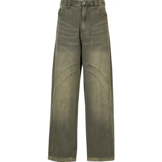 Karl Kani OG Washed Wavy Seams Baggy Pants Schwarz 38