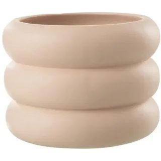 J-Line Blumentopf, Beige, Stein, 17 cm, Dekoration, Blumen & Zubehör, Übertöpfe