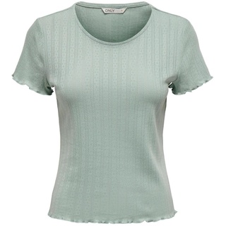 ONLY Damen ONLCARLOTTA S/S TOP JRS NOOS T-Shirt, Jadeite, Small