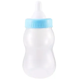 Spardose XXL Groß in Babyflaschenform, Kreative Blaue PVC Spardose | Jumbo Babyflasche Spardose, Geldgeschenk Riesen Babyflasche, Cash Sparbehälter