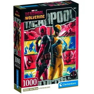 CLEMENTONI Marvel Deadpool 1000 Teile
