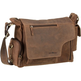 Greenburry Umhängetasche Vintage New Hunting Bag II Laptoptaschen Braun Herren