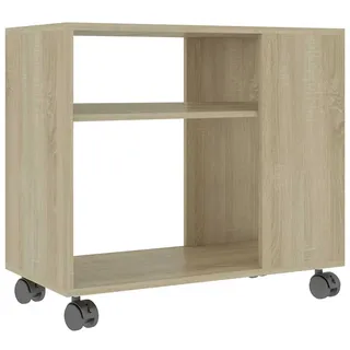 vidaXL Beistelltisch Braun Eiche 70 x 35 x 55 cm