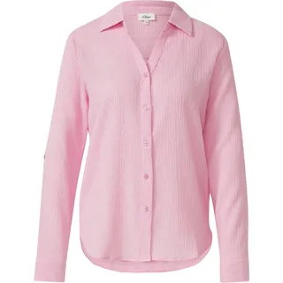s.Oliver Hemdbluse mit Turn-up Rosa 46