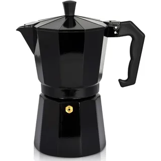 Krüger Espressokanne Italiano 3 Tassen Schwarz