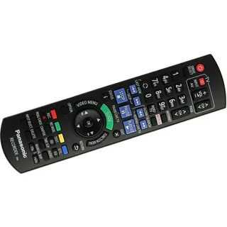 Panasonic N2QAYB001046 Fernbedienung u.a für DMR-BST950, DMR-BST855, DMR-BST850, DMR-BST755 - Schwarz