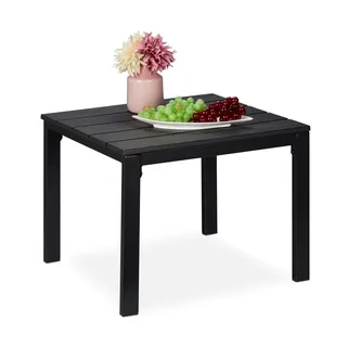 Relaxdays Beistelltisch 48 x 52 x 39 cm Schwarz