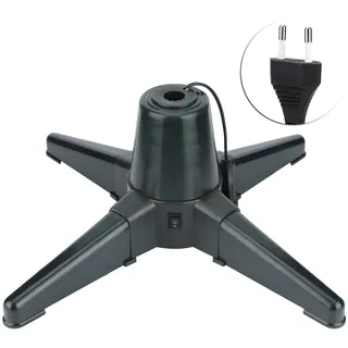Ghzste Weihnachtsbaumständer, Elektrischer, um 360 Grad Drehbarer Weihnachtsbaumständer, Stabiles Baumstützregal Heim-Feiertagsdekorationen (50CM)