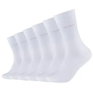 CAMANO 6er Pack Socken Weiß 47-49