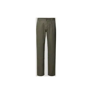 Leinenhose Modell 'OSBY JOGGER PLEATS', Dunkelbraun, $listsize[$i].replace('"','"')
