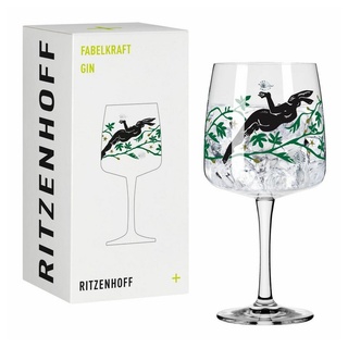 Ritzenhoff Longdrinkglas Fabelkraft Gin 002, Kristallglas, Made in Germany bunt