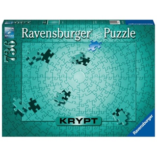 Ravensburger Puzzle Ravensburger Puzzle 17151 - Krypt Puzzle Metallic Mint - Schweres..., Puzzleteile
