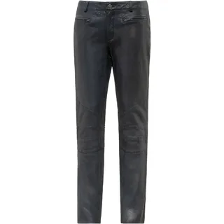 Ricano Lederhose Donna II schmal Blau S 34