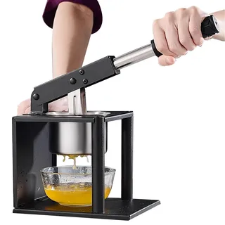 Mand Press -Handpresse, professionelle manuelle Zitronenpresse für Granatapfel, Zitrusfrüchte, Orange, Wassermelone